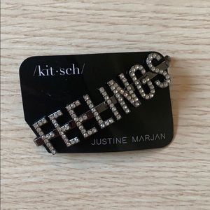 Kitsch x Justine Marjan Feelings Hair Clip